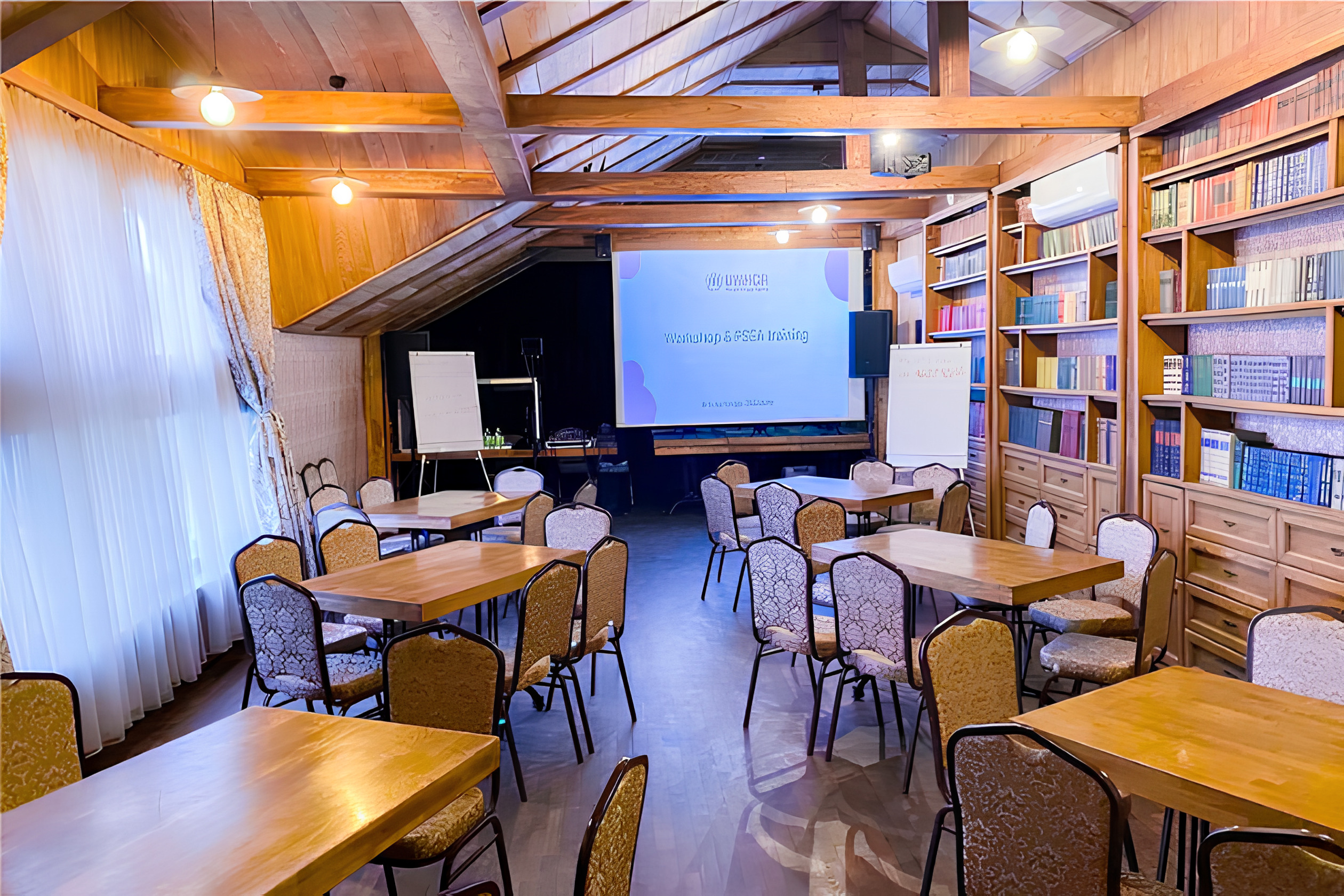 Conference Hall classroom seating